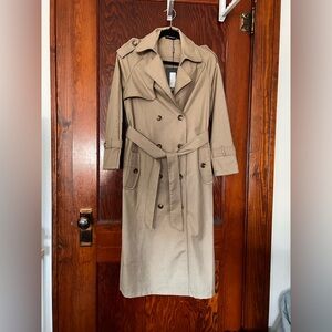 PrettyLittleThing Tan Trench Coat